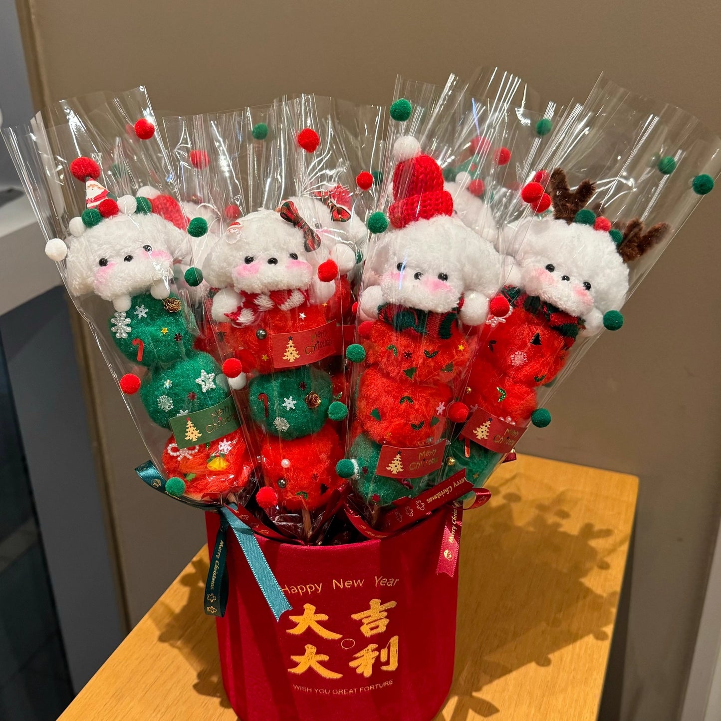 Pipe Cleaner ChristmasLittle Dog Candy Stickd (DIY Kits)