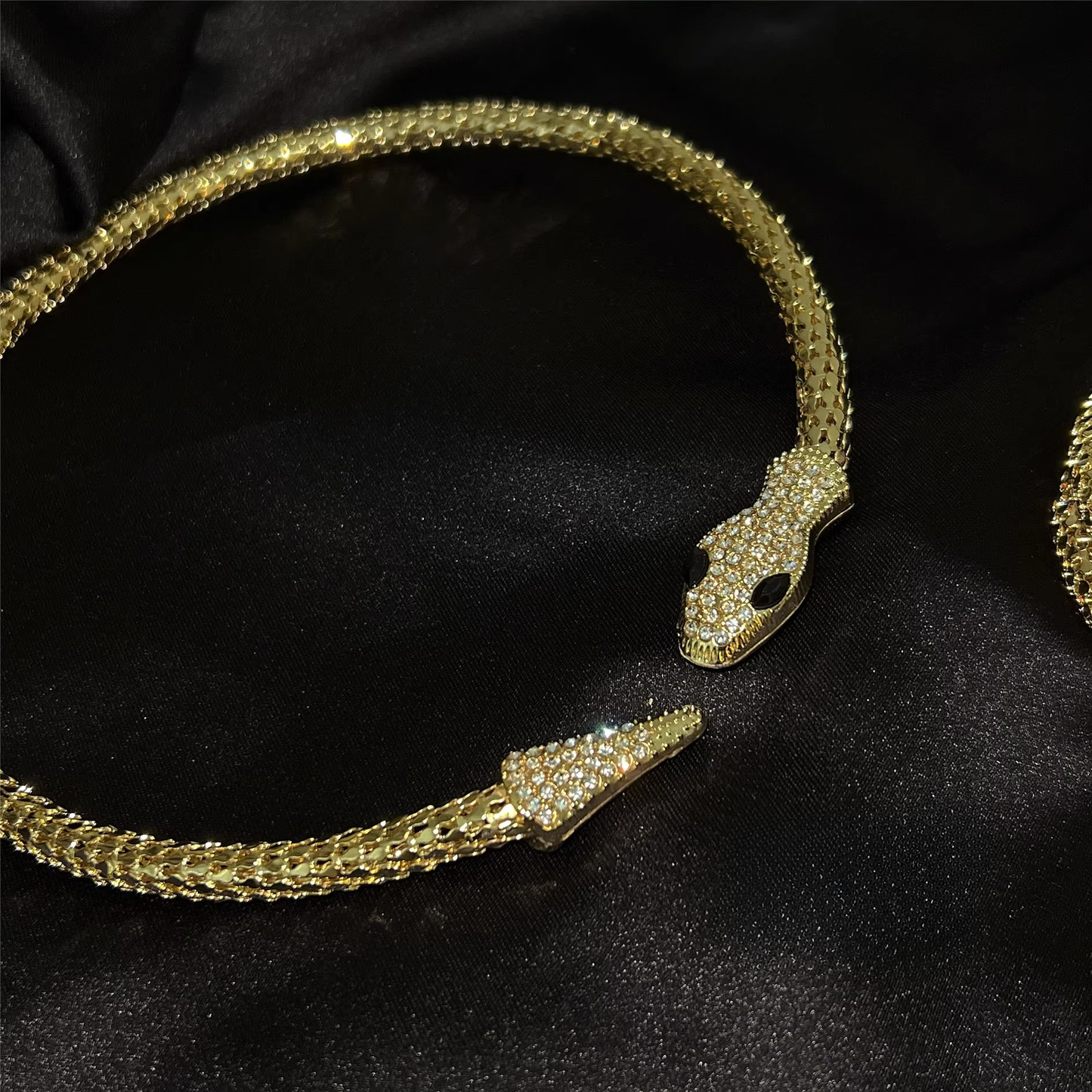 Punk Serpent Choker & Bracelet Set