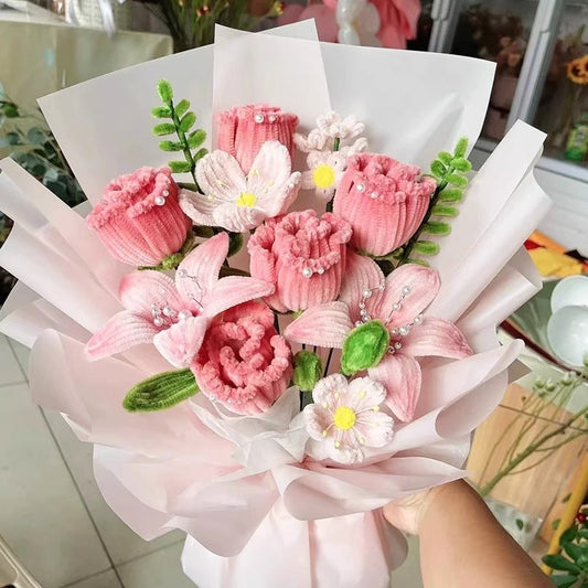 Pipe Cleaner Decorative flower bouquets (DIY Kits)