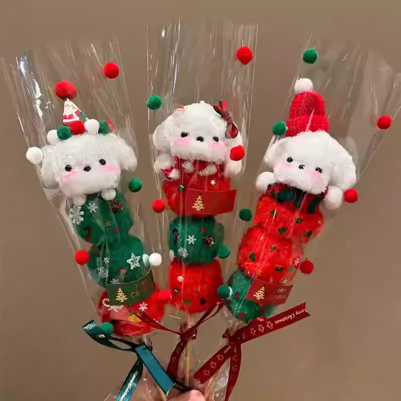 Pipe Cleaner ChristmasLittle Dog Candy Stickd (DIY Kits)